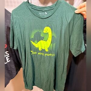 Teeturtle Green Dinosaur Graphic Tee